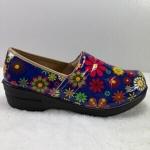 Rasolli Nursing Clogs Women’s Size 7.5 Multicolor Floral Comfort Shoes